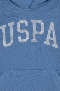 US Polo Assn. Girls' DARK BLUE Hooded Basic Sweatshirt - Image 5