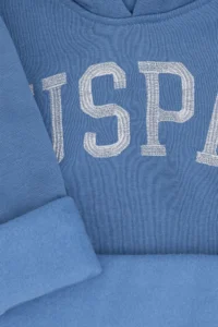US Polo Assn. Girls' DARK BLUE Hooded Basic Sweatshirt - Image 6