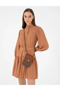 Pierre Cardin Tan Crossbody Bag -VR099