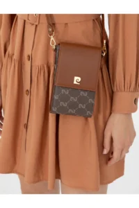 Pierre Cardin Tan Crossbody Bag -VR099 - Image 2