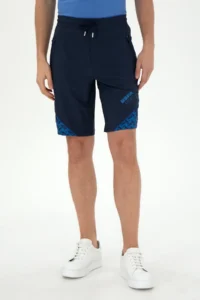 US Polo Assn. Men NAVY BLUE Knitting Shorts - Image 2