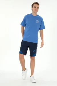 US Polo Assn. Men NAVY BLUE Knitting Shorts - Image 3