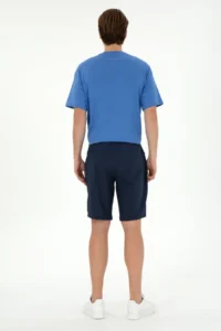 US Polo Assn. Men NAVY BLUE Knitting Shorts - Image 4