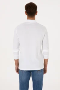 US Polo Assn. Men Regular Fit Polo Shirt Collar Copper Basic Sweatshirt - Image 5