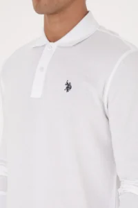 US Polo Assn. Men Regular Fit Polo Shirt Collar Copper Basic Sweatshirt - Image 7