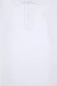 US Polo Assn. Boys' WHITE Basic Polo Shirt Collar Sweatshirt - Image 4