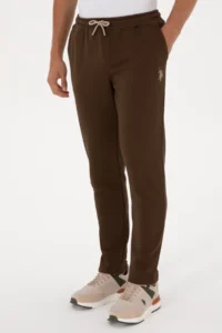 US Polo Assn. Men Brown Sweatpants - Image 2