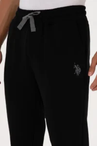 US Polo Assn. Men Black Sweatpants - Image 5