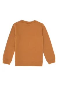 US Polo Assn. Boys' Camel Basic Crew Neck Sweatshirt - Image 4
