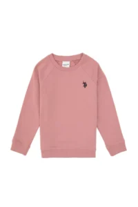 US Polo Assn. Boys' Orchid Basic Crew Neck Sweatshirt - Image 3