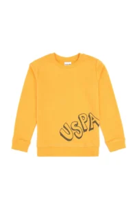 US Polo Assn. Boys' Mango Crew Neck Basic Sweatshirt