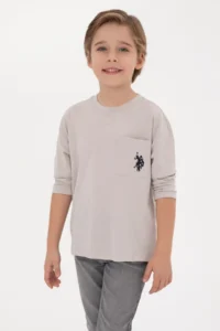 US Polo Assn. Boys' Stone Crew Neck Sweatshirt