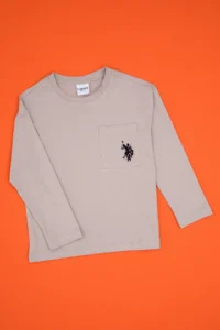US Polo Assn. Boys' Stone Crew Neck Sweatshirt - Image 3