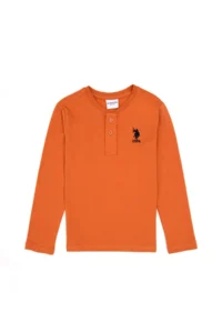 US Polo Assn. Boys' Copper Crew Neck Sweatshirt