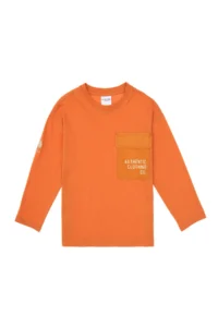 US Polo Assn. Boys' Copper Crew Neck single jersey Sweatshirt - Image 3