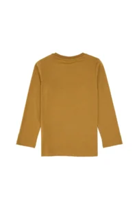 US Polo Assn. Boys' Mustard Crew Neck single jersey Sweatshirt - Image 4