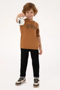 US Polo Assn. Boys' Black Jeans Pants - Image 2