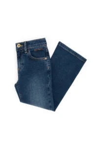 US Polo Assn. Girls' BLUE slim Flare Fit Jeans Pants - Image 2