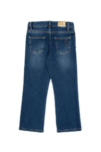 US Polo Assn. Girls' BLUE slim Flare Fit Jeans Pants - Image 4