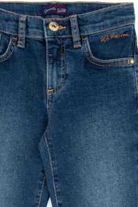 US Polo Assn. Girls' BLUE slim Flare Fit Jeans Pants - Image 5
