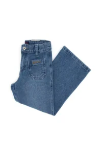 US Polo Assn. Girls' Light BLUE Flare Fit Jeans Pants - Image 2