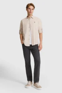 US Polo Assn. Men Stone Long Sleeve Basic Shirt - Image 5