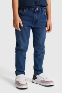US Polo Assn. Boys' BLUE Jeans Pants - Image 2