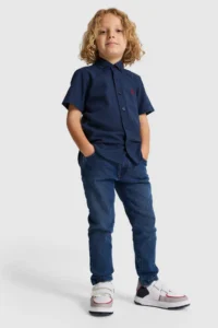 US Polo Assn. Boys' BLUE Jeans Pants - Image 3