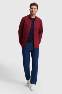 US Polo Assn. Men Burgundy Long Sleeve Basic Shirt - Image 4