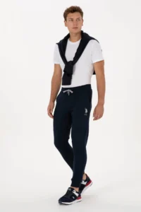 US Polo Assn. Men NAVY BLUE slim Fit Sweatpants - Image 3