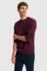 US Polo Assn. Men Burgundy Basic Sweatshirt - Image 3