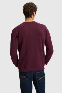 US Polo Assn. Men Burgundy Basic Sweatshirt - Image 5
