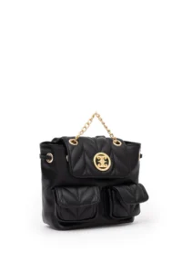 Pierre Cardin Black Backpack -VR046 - Image 4