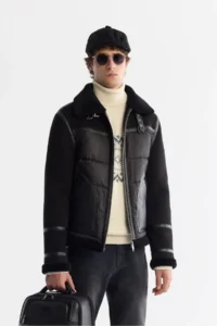 Avva Men's Ecru Full Turtleneck Snow Patterned Soft Touch Knitwear Regular Fit Sweater - Image 6