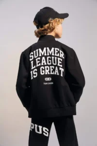 DeFacto Boy's High Collar Printed Zipper Sweatshirt - Image 4