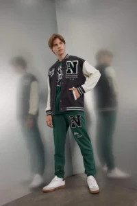 DeFacto Boys' College Collar Snap Fastener Double Pocket Seasonal Bomber Jacket - Image 2