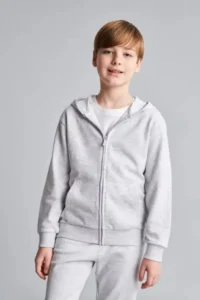 DeFacto School Hooded Basic Zipper Pocket Sweatshirt Cardigan Boy - Image 3
