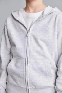 DeFacto School Hooded Basic Zipper Pocket Sweatshirt Cardigan Boy - Image 4