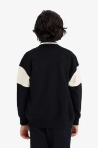 DeFacto Printed College Collar Bomber Cardigan Boy - Image 6