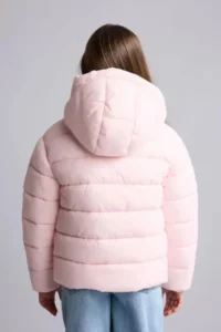 DeFacto Water Repellent Zippered Pocket Puffer Coat Girl - Image 6