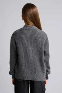 DeFacto Ribbed Knitwear Basic Cardigan Girls' - Image 5