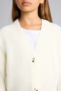DeFacto Ribbed Knitwear Basic Cardigan Girls' - Image 4