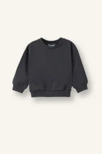 DeFacto 100% Cotton Regular Fit Crew Neck Basic 2-Piece Sweatshirt Set Baby Boy - Image 2