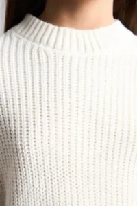 DeFacto Ribbed Knitted Crew Neck Basic Sweater Girl - Image 4