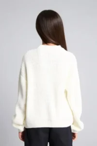 DeFacto Ribbed Knitted Crew Neck Basic Sweater Girl - Image 5