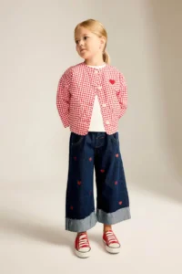 DeFacto Ultra Soft Gingham Red Baby Girl Coat I0796A5/RD70 - Image 2