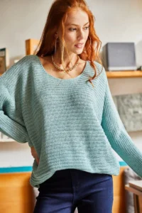 Olalook Women MINT Thessaloniki Casual Knitwear Sweater - Image 2