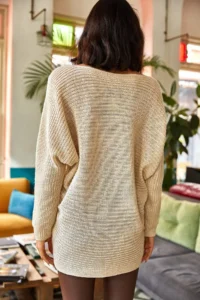 Olalook Women Stone Thessaloniki Casual Knitwear Sweater - Image 7