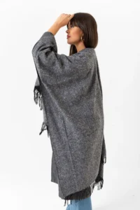 nehir eşarp Double Sided Shoulder Shawl Poncho - Image 5