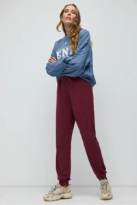 No Matter What Women's Jogger Sweatpants with Elastic Waist Adjustable Soft Textured - Image 4